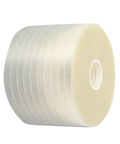 Premium OPP Strapping Tape 100 Roll Pack, heavy-duty, smooth feeding, ideal for warehouse bundling and vegetable baler securing