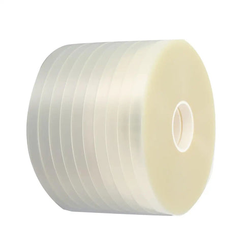 Premium OPP Strapping Tape 100 Roll Pack, heavy-duty, smooth feeding, ideal for warehouse bundling and vegetable baler securing