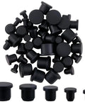 Grab This Awesome Set Of 50 Black Silicone Stopper Plugs In 5 Sizes For Tubes Bottles And Flows To Seal Ends Waterproof With Gorge Craft Quality Rubber Caps Perfect For DIY Projects Or Home Repairs Today, black silicone tube stoppers in 5 sizes