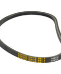 Close-up of Two Belt Set For Gas EZGO Golf Cart Heavy Duty Drive Belt And Aramid Starter Generator Belt Kit 618630 1606138 6548G1 16548-G1