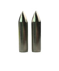 Glue On Field Points For Archery 12 Pack Stainless Steel Tips For 6mm Wooden Bamboo Arrows 7mm OD 6mm ID 1.181 Inch Long 54 Grain