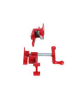 Three Quarter Inch Pipe Clamp Hand Cranked Quick Clamp For Woodworking Vertical Clamping Galvanized Steel Construction Adjustable