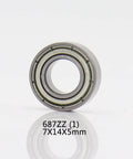 Close-up of deep groove chrome steel bearing for Four Piece Fishing Reel Bearing Kit For Ultegra 6000PG And 8000PG 02 Ultegra Model