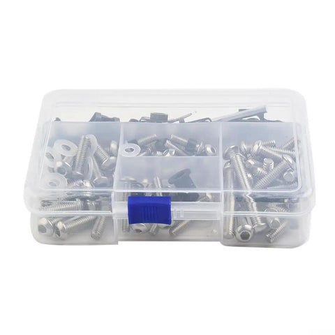 Complete Fairing Bolt Kit For ZX6R 636 ZX6RR Sportbike Track Pack 155 Piece Stainless Steel Hardware Set in plastic organizer
