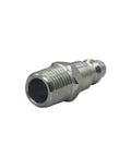 Beduan stainless steel air hose adapter with 1/4 in NPT female and 1/4 in MPT male threads