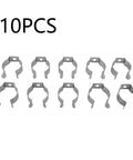 10PCS Spring Terry Clips Tool Hangers For Garage Shed And Patio To Tidy Up Brooms Rakes And Tools With Heavy Duty Manganese Steel U Clips For Long Lasting Storage And Quick Access 10 Pack 25mm
