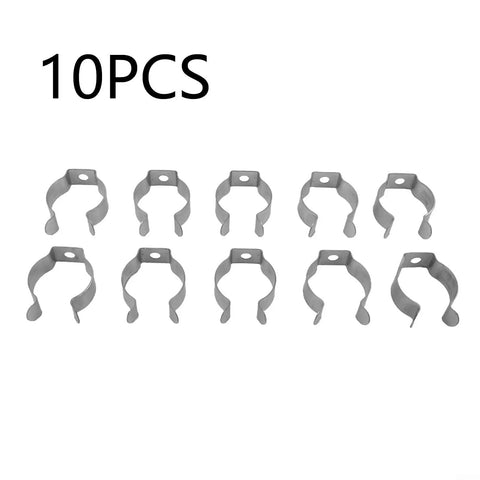 10PCS Spring Terry Clips Tool Hangers For Garage Shed And Patio To Tidy Up Brooms Rakes And Tools With Heavy Duty Manganese Steel U Clips For Long Lasting Storage And Quick Access 10 Pack 25mm
