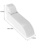 Two Pack Spring Loaded Refrigerator Door Hinges For Fridge And Freezer Doors No Fuss Install No Cabinet Modification No Tools Needed Replacement Hinge Kit For Busy Kitchens shown with measurements