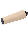 Conical Furniture Leg Replacement Kit With M8 Thread, beige leg detail, 5.9 x 2.2 inches, for sofa, cabinet, and chair.