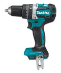 Side view of a Compact 18V Brushless Hammer Drill Driver with One Half Inch Chuck, Cordless Tool Only Delivers 530 Inch Pounds Max Torque