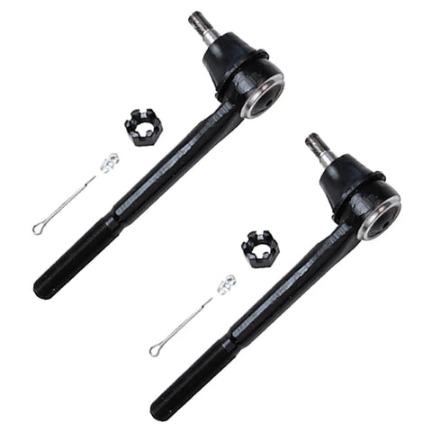 Front 14 Piece Suspension Kit For 2WD Chevy Blazer S10 GMC Jimmy Keeps Your Ride Smooth Replaces Worn Shocks Control Arms Ball Joints And Bushings For 1996-2005 Models, two black tie rod ends