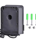 Back view of 300W Low Voltage Landscape Lighting Transformer With Dusk To Dawn Sensor And Astronomical Timer, mounting kit included