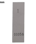 Gauge Block Set For Industrial Measurement Workhorse With High Accuracy 0.5mm To 100mm Range HRC 63 Hardness Built Tough 9mm Thick And 35mm Wide For Machinists And Metrology Labs, 1mm block