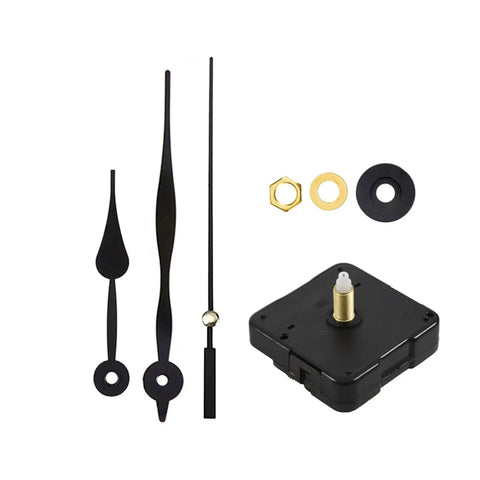 Silent Clock Movement Replacement Kit for Beginners and Adults Durable ABS Mechanism with Low Power Consumption perfect for DIY projects