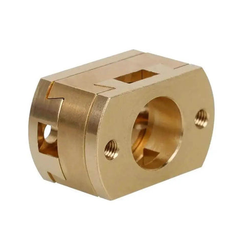 Sick Smooth Z Axis Coupler For Ender 3 V2 Cr10 Upgrade Fits T8 Screw 8mm To 18mm Oldham Adapter For Silent Printing And Stable Performance, brass