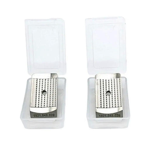 Tooth Plate 1821.048.029 For OR T450 Battery Powered Plastic Strapping Tool Replacement Spare Part, metal tooth plate in case