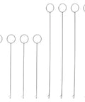 8 Piece Loop Turner Sewing Tool Kit Set With Two Sizes Six Point Nine Inch And Ten Point Four Inch Stainless Steel Tube Turners for fabric handling