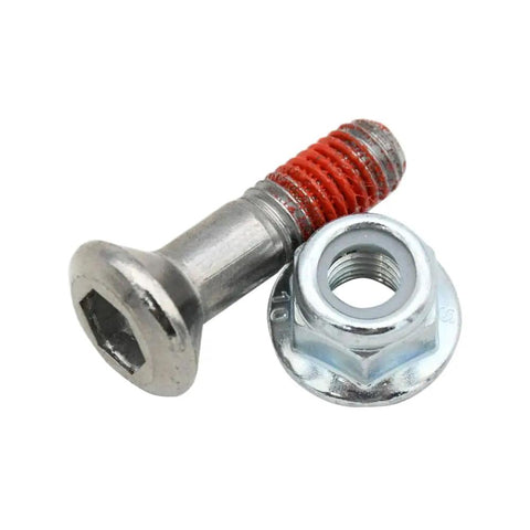 Beefy M8 Sprocket Bolt Kit With Nuts And Washers For Off Road Motorcycles Galvanized M8 X 1 25 Bolts For Secure Chain Wheel Install Built Tough And Ready Universal Fitment For Dirt Bikes And Trail Runners. M8 bolt, nut, and washer set with thread locker