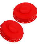 Two Peas Abs Ibc Container Lids With Vent Holes Offer Red Tote Covers For Tanks Perfect For Chemical Food Or Pharma Storage Needs Safe Breathable Design Prevents Pressure Buildup Inside Your Big Plastic Tanks Today - red lids with vented feature.