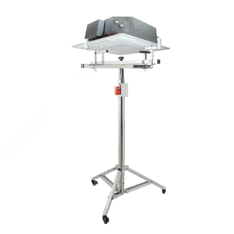 Built Like A Tank Heavy Duty Hanging Cabinet Lifter With 150Kg Lift Capacity Electric Water Heater Hoist and AC Crane on tripod stand.