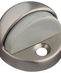 Universal Hi-Rise Door Stop 1.813 in x 1.813 in, 1/2 in High, Oil Rubbed Bronze Finish, Includes Anchor and Screws, Durable Rubber Bumper