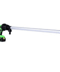Jiawu Rechargeable Liquid Transfer Pump With 304 Stainless Steel Tube For Smooth Fuel Siphoning In Food Processing And Equipment Maintenance Featuring Ergonomic Design And Us Plug For Portable Heavy Duty Use. Image of cordless pump with stainless steel tube.