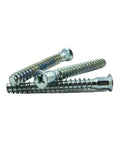 Heavy Duty Flat Head Wood Screws Built Tough For Knock Down Cabinets And DIY Builds Rock Solid Cross Drive Grip Quick Install Steel Fasteners 100 Pack 58 Millimeter Long, silver steel screws piled together.