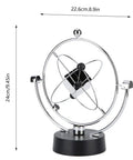 Magnetic Swing Kinetic Orbital Desk Ornament For Your Office Space With Smooth 3D Pendulum Motion Space Themed Decor That Sparks Creativity And Vibe Easy Setup Modern Sleek Office Accessory, 24cm x 22.6cm