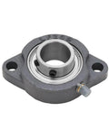 Two Bolt Flange Bearing Unit SB205-16 Insert Bearing, 1 Inch Shaft Bore, Cast Iron LF205 Housing, 76mm Bolt Center Diameter