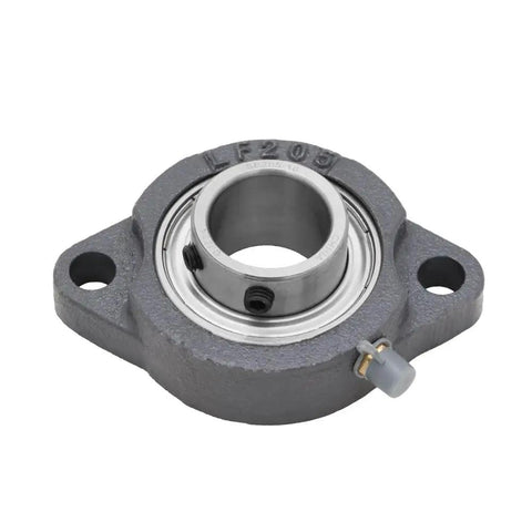 Two Bolt Flange Bearing Unit SB205-16 Insert Bearing, 1 Inch Shaft Bore, Cast Iron LF205 Housing, 76mm Bolt Center Diameter