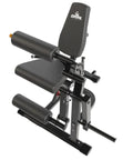 Plate Loaded Leg Extension And Curl Machine For Home Gym Seated Leg Curl And Quad Extension with 180 lb plate load visible