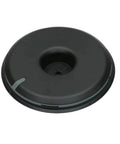 Replacement Water Tank Lid For U Series C50 D50 Coffee Maker, No Spill Tight Seal Water Reservoir Cover, round black lid, top view