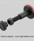 Adjustable Telescopic Support Pole 7 to 17.7 inch Range 2 Pack Heavy Duty Stabilizing Poles for Cabinets Sinks and Furniture Installations