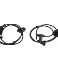 Pair of black ABS wheel speed sensors for Ford Mustang rear left and right (1999–2004)