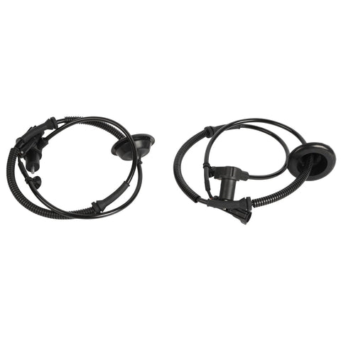 Pair of black ABS wheel speed sensors for Ford Mustang rear left and right (1999–2004)