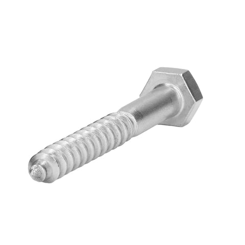 Heavy Duty M8x70mm Wood Hex Lag Screws Self Tapping For Carpentry No Pre Drill Needed In 304 Stainless Steel With Half Thread Design