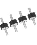 4 M6 Rubber Mounts For Vibration Dampening In Cars Boats Engines And Pumps 4 Pack Noise Reduction Silent Block Isolators for shock absorption