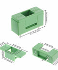 12 Pcs Green 5X20mm Fuse Holders For PCB Circuit Boards 250V 10A Flame Retardant Temperature Resistant Socket Mount Kit dimensions
