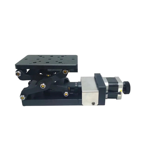 Motorized Rotary Positioning Stage PT-GD401 With Pro-Grade Precision Electric Lifting Table and Scissor-Style Z-Axis Moving Platform
