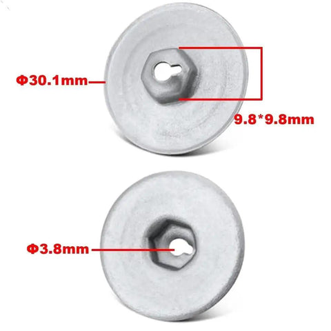 20Pcs 30mm Car Heat Repair Kit Sheet Metal Nut Fasteners For Quick Fixes Durable Easy To Install Auto Repair Tool Set Widely Compatible With Many Models, 30.1mm metal fastener