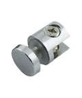 Glass Clamp Holder Bracket For 10-12mm Thick Glass, Rustproof Metal Corner Shelf Support with visible screw detail