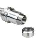 Get This Dynamic Balance ER Tool Holder For CNC Machining And Milling Cutter Jobs With BT40 ER16 Or ER20 70mm Specs For Serious Shop Work, showing a close-up of the tool holder and nut.