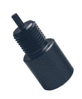 Dead Solid Aluminum Brake Proportioning Valve Bleeder Tool For Gm Combo Systems Quick Disc And Drum Purge Kit showing black knurled aluminum body.