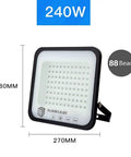 Heavy Hitter Led Floodlight Security Spotlight For Driveways And Yards Tough As Nails Searchlight 240W with 88 beads.