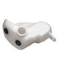 Premium Engine Oil Cooler For Yamaha Yzf-R1 2010-2014 Motorcycle Overflow Radiator Water Bottle Coolant Reservoir Tank in white.