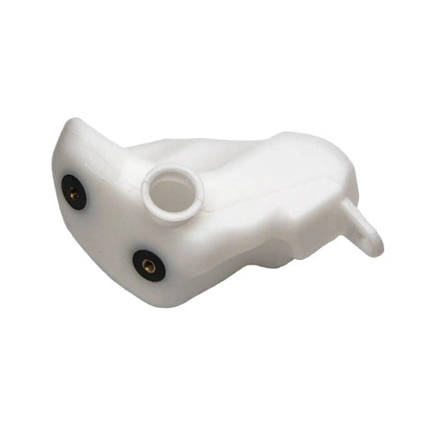 Premium Engine Oil Cooler For Yamaha Yzf-R1 2010-2014 Motorcycle Overflow Radiator Water Bottle Coolant Reservoir Tank in white.