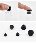 Grab This Awesome Set Of 50 Black Silicone Stopper Plugs In 5 Sizes For Tubes Bottles And Flows To Seal Ends Waterproof With Gorge Craft Quality Rubber Caps Perfect For DIY Projects Or Home Repairs Today. black silicone stopper plugs, 5 sizes, sealing bottle opening