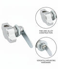 Zinc Alloy Cam Lock For Cabinet Doors And Drawers, Durable Silver Replacement Hardware For File Cabinets And Cupboards, 1 Pack, Built To Last