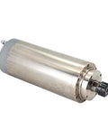 Killer 6Kw Water Cooled CNC Spindle Motor With Inverter Ready ER25 220V 380V Heavy Duty Setup for milling, showing stainless steel body.
