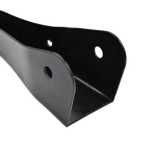 Close-up of black steel component in Set Of 2 Front Upper Control Arms With Bushing Assembly K620244 Direct Replacement For 1991 To 2006 Jeep